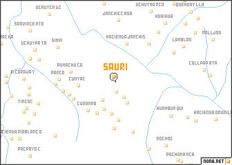 map of Sauri