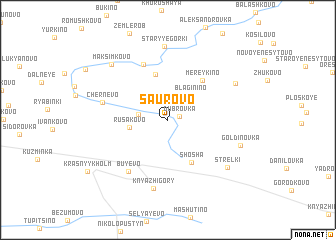 map of Saurovo