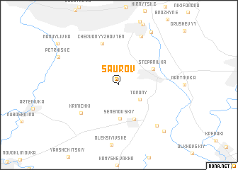 map of Saurov