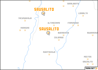 map of Sausalito