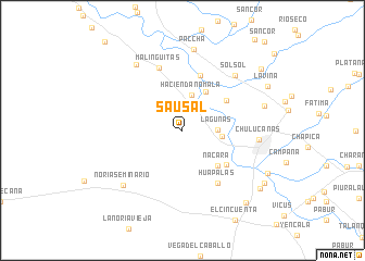 map of Sausal