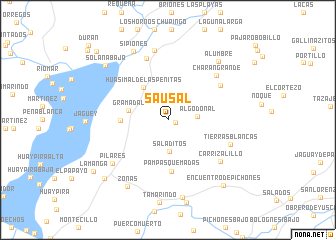 map of Sausal