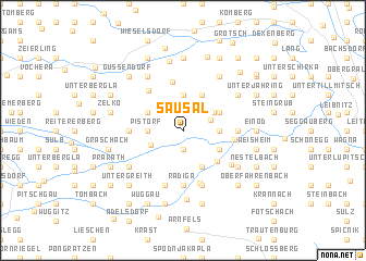 map of Sausal