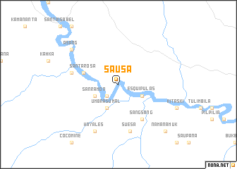 map of Sausa