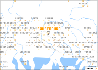 map of Sausenduan