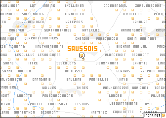 map of Saussois