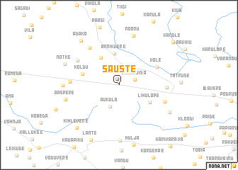 map of Sauste