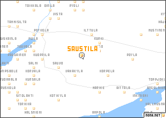 map of Saustila