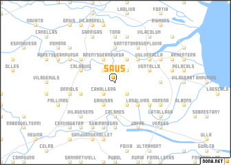 map of Saus