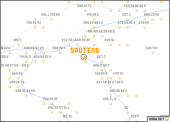 map of Sautens