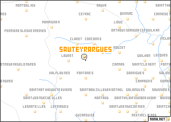 map of Sauteyrargues