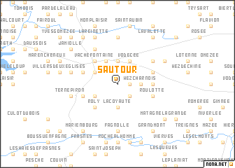 map of Sautour