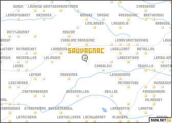 map of Sauvagnac