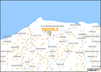 map of Sauvale