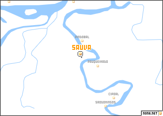 map of Saúva