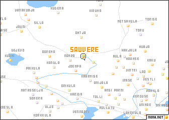 map of Sauvere