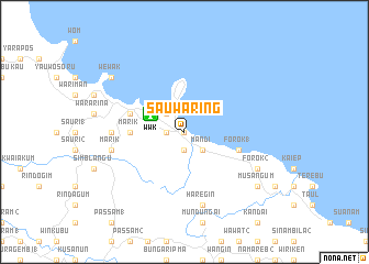 map of Sauwaring
