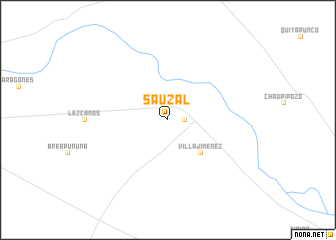 map of Sauzal