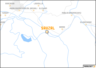 map of Sauzal