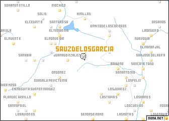 map of Sauz de los García