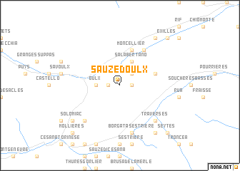 map of Sauze dʼOulx