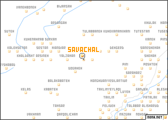 map of Savāchāl