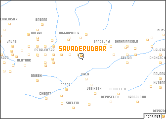 map of Savād-e Rūd Bār