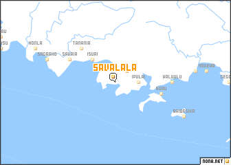 map of Savalala