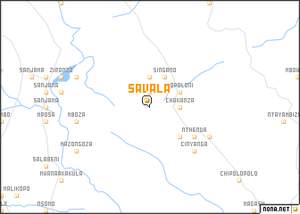 map of Savala