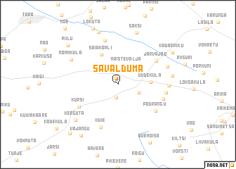 map of Savalduma