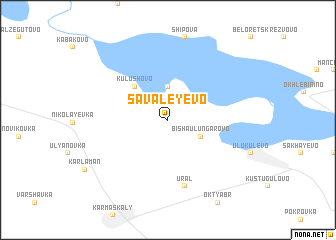 map of Savaleyevo