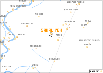 map of Savālīyeh