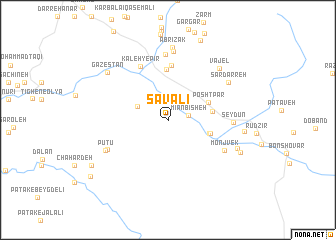 map of Savālī