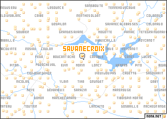 map of Savane Croix