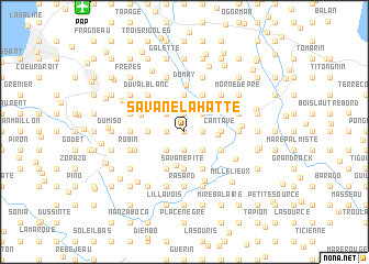 map of Savane La Hatte