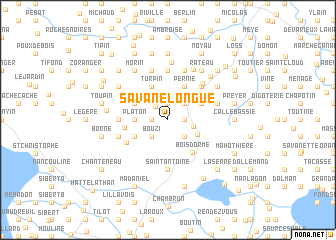 map of Savane Longue