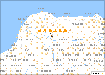 map of Savane Longue