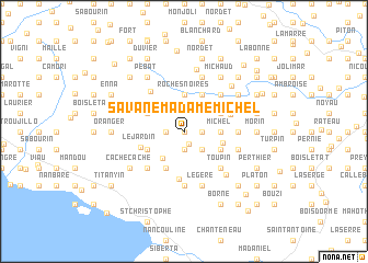 map of Savane Madame Michel
