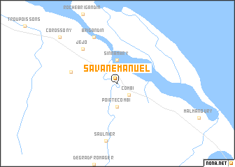 map of Savane Manuel