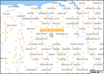 map of Savane Mare