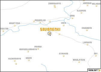 map of Savanenki