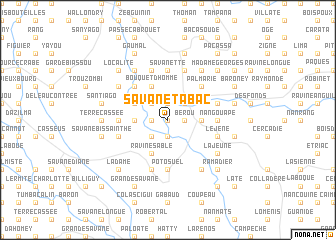 map of Savane Tabac