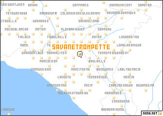 map of Savane Trompette