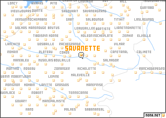 map of Savanette