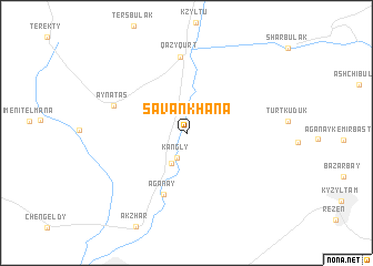 map of Savankhana