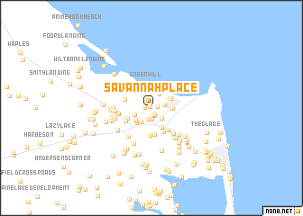 map of Savannah Place