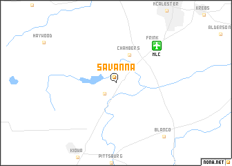 map of Savanna