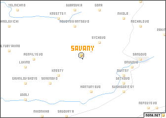 map of Savany