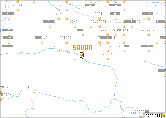 map of Sa Van