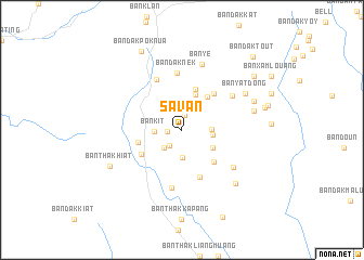map of Savan
